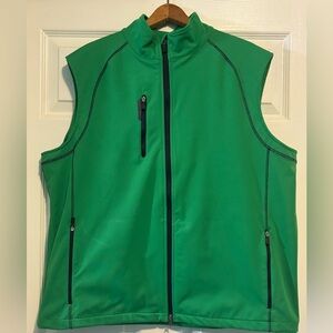 Bobby Jones X-H2O Zip Golf Performnce Vest Green Size Large